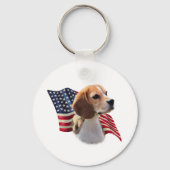 Beagle Flag Sleutelhanger (Voorkant)