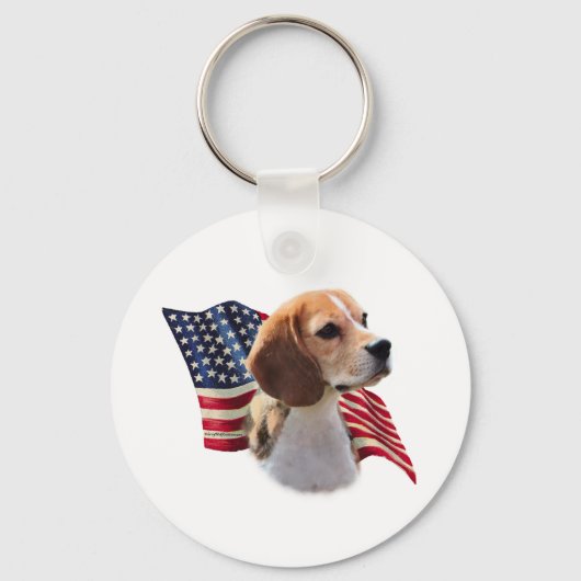 Beagle Flag Sleutelhanger (Voorkant)