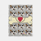 Beagle Fleece Blanket (Voorkant)