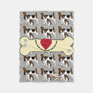 Beagle Fleece Blanket