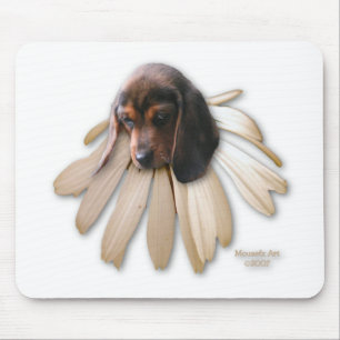 Beagle Flower Mousepad Muismat