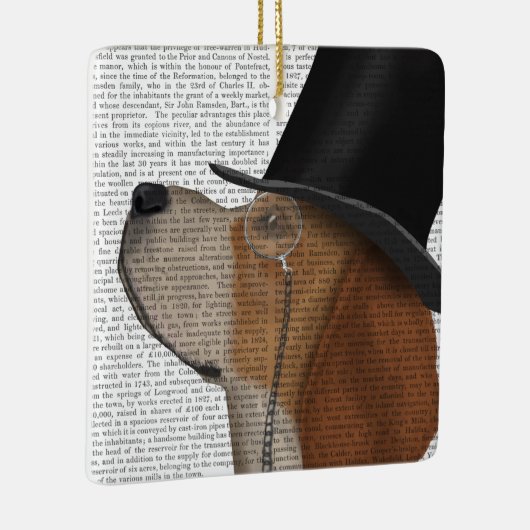 Beagle, Formele hond en Pet Keramisch Ornament (Rechts)