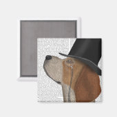 Beagle, Formele hond en Pet Magneet (Voorkant / Achterkant)