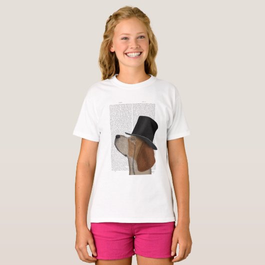 Beagle, Formele hond en Pet T-shirt (Voorkant volledig)