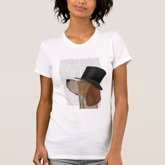 Beagle, Formele hond en Pet T-shirt (Voorkant)