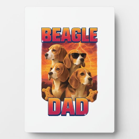 Beagle   fotoplaat (voorkant)