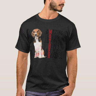 Beagle Geweldig Lief Sterk Gelukkig Onbaatzuchtig  T-shirt