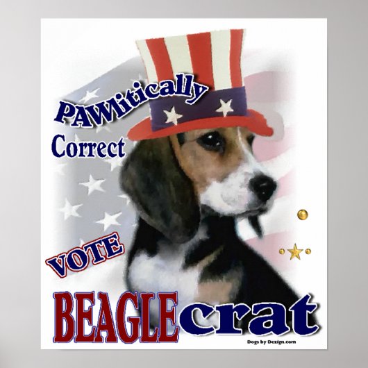 Beagle Gifts Poster (Voorkant)