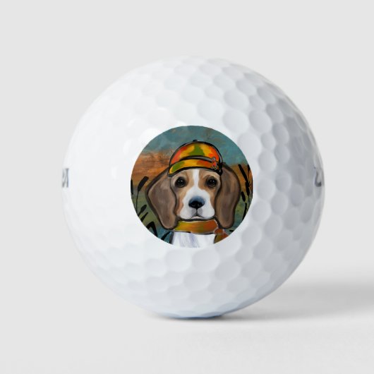 Beagle Golfballen (Voorkant)