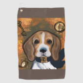 Beagle       golfhanddoek (Voorkant)