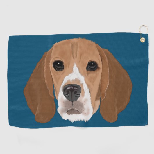 Beagle Golfhanddoek (Horizontaal)
