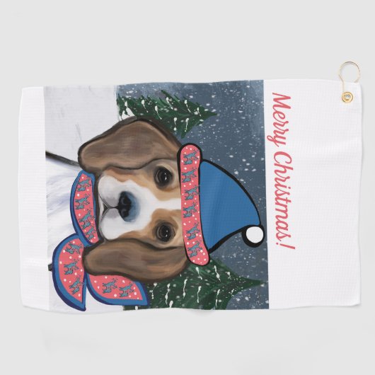 BEAGLE GOLFHANDDOEK (Horizontaal)