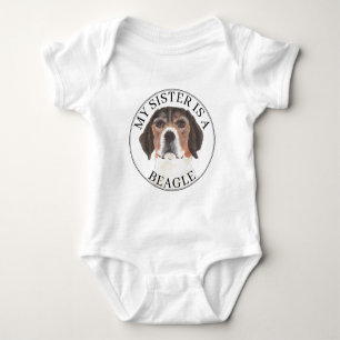 Beagle grote zus romper