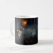Beagle Halloween eng Koffiemok (Voorkant links)