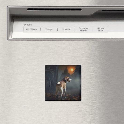 Beagle Halloween eng Magneet (Insitu (Vaatwasser))