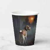 Beagle Halloween eng Papieren Bekers (Voorkant)