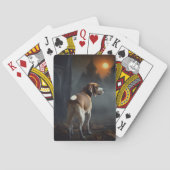 Beagle Halloween eng Pokerkaarten (Achterkant)