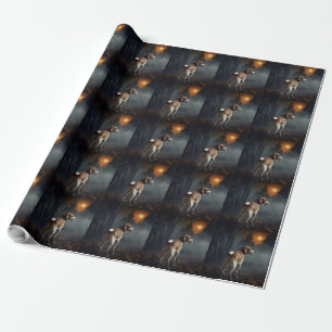 Beagle Halloween Griezelen Cadeaupapier