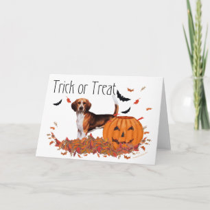 Beagle Halloween Kaart