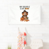 Beagle Halloween Kostuum Mijn Beagle is mijn Boo D Spandoek (Insitu)
