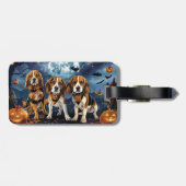 Beagle Halloween Spooky Bagagelabel (Achterkant horizontaal)