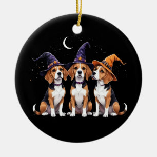Beagle Halloween Spooky Dog Halloween Kostuum Keramisch Ornament