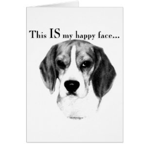 Beagle Happy Face