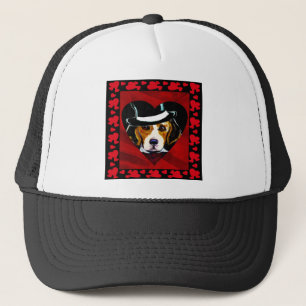 Beagle-harten Trucker Pet