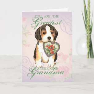 Beagle Heart Grandma Kaart