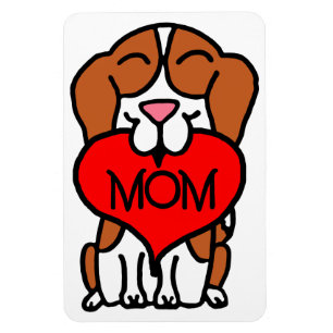 Beagle Heart mama Magneet