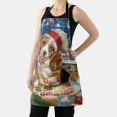 Beagle Holiday Baking: Feestelijke Kerst Schort (Insitu)