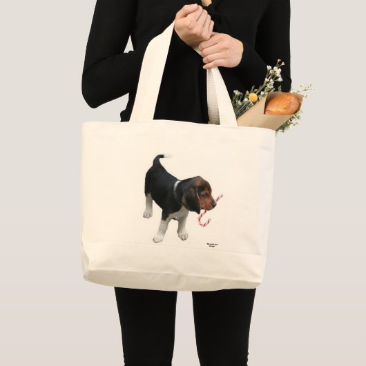 Beagle Holiday Canvas tas (Voorkant (product))