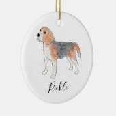 Beagle Holiday Ornament (Rechts)