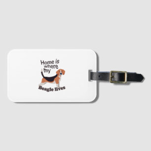 Beagle Home Bagagelabel
