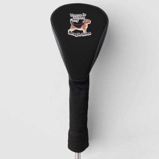 Beagle Home Golfheadcover (Voorkant)
