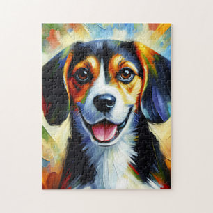 Beagle hond acrylprint cadeau voor hondenliefhebbe legpuzzel