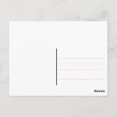 Beagle hond bllChristmas Briefkaart (Achterkant)