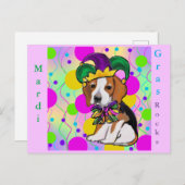 Beagle-hond Briefkaart (Voorkant / Achterkant)