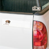 Beagle-hond bumpersticker (Op Truck)