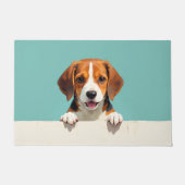 Beagle Hond Deurmat Kunst (Voorkant)