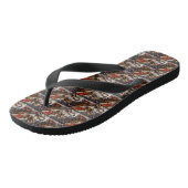 Beagle Hond Kerst Feestelijk Teenslippers (Schuin)