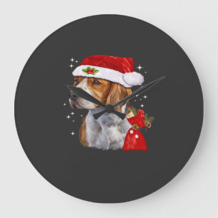 Beagle hond kerst T-shirt hond familie kerst  Grote Klok