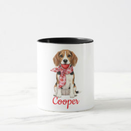 Beagle hond koffiemok gelukkige valentijnsdag 2026 mok
