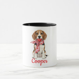 Beagle hond koffiemok gelukkige valentijnsdag 2026 mok