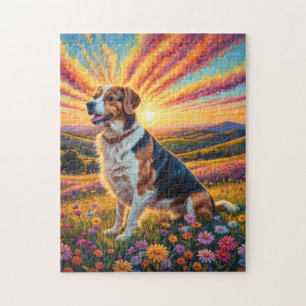 Beagle hond legpuzzel