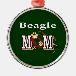 Beagle-hond MOEDER Metalen Ornament