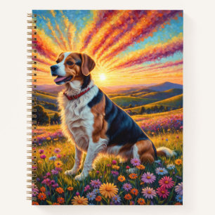 Beagle hond notitieboek