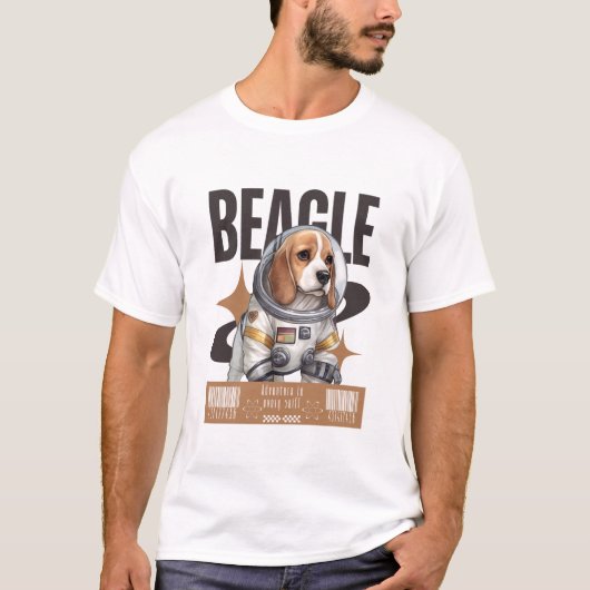 Beagle hond t-shirt (Voorkant)