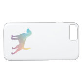 Beagle Hondenras Geo Silhouette Pastel Case-Mate iPhone Case (Achterkant (Horizontaal))