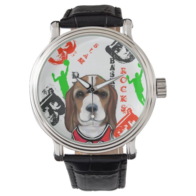 Beagle  horloge (Voorkant)